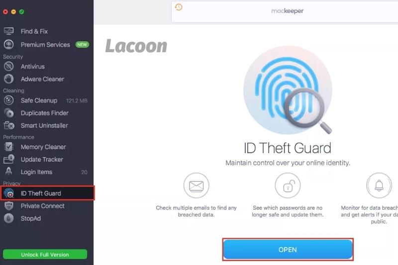 Mackeeper Review - ID Theft Guard