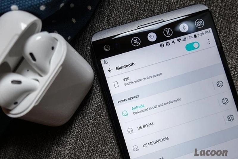 how to check airpod battery on android