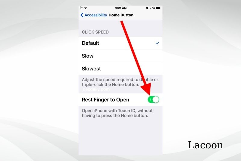 How To Disable the Feature Press to Unlock