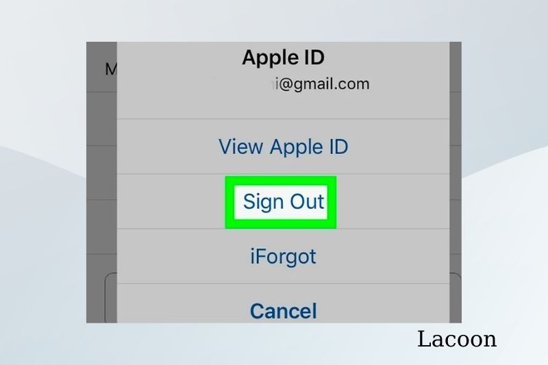 Switch back to your regular Apple ID